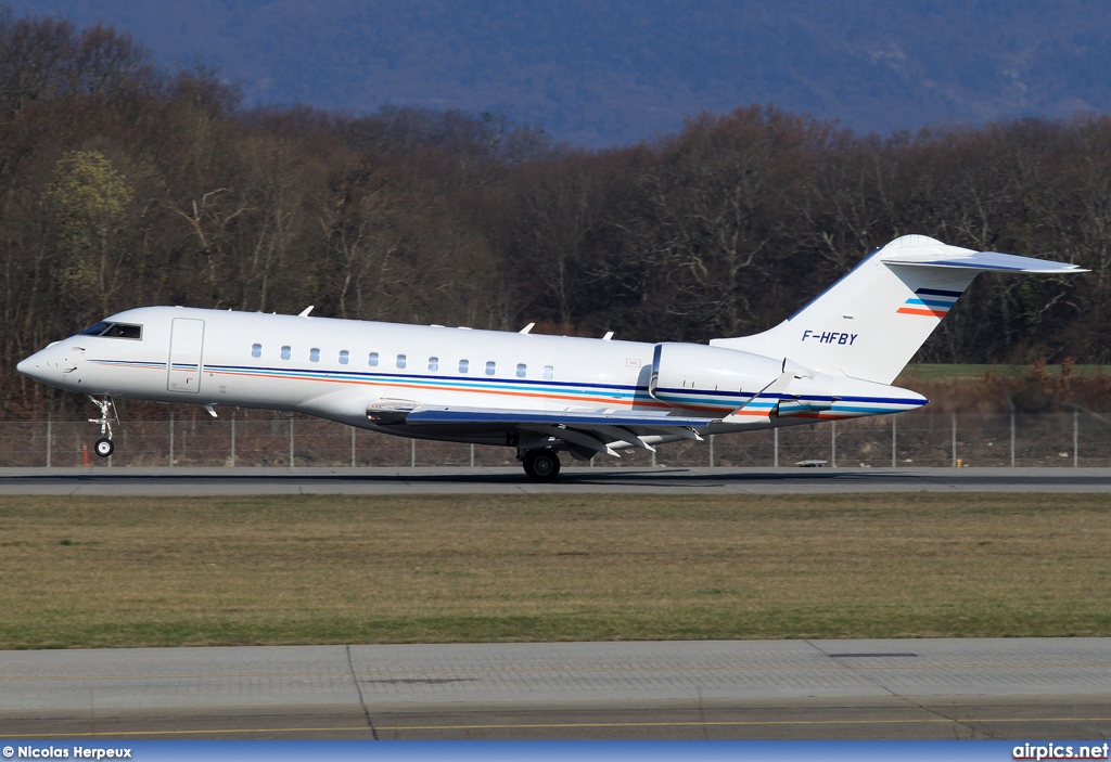 F-HFBY, Bombardier Global 5000, Bouygues Transport Air Services