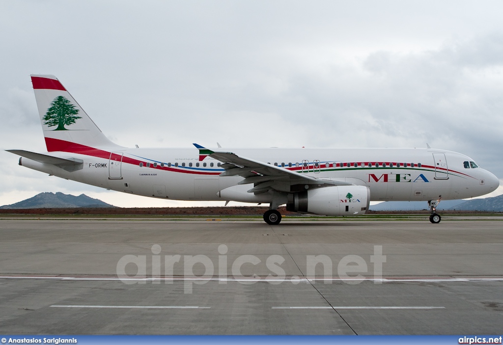 F-ORMK, Airbus A320-200, Middle East Airlines (MEA)