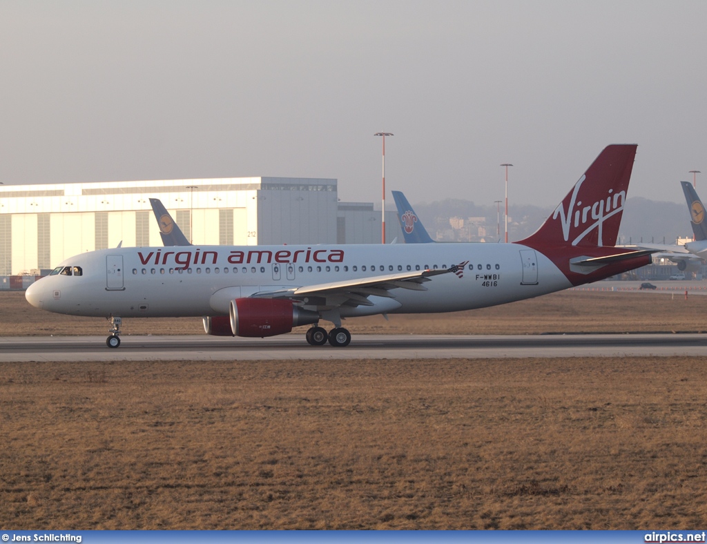 F-WWBI, Airbus A320-200, Virgin America
