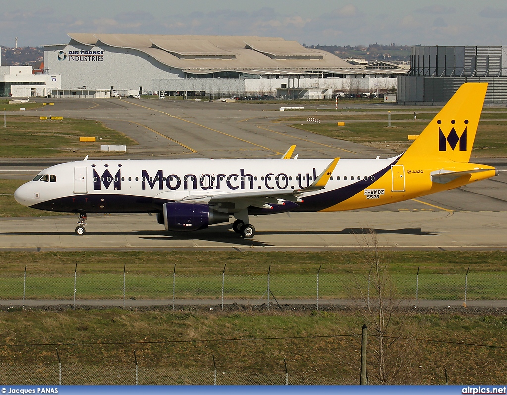 F-WWBZ, Airbus A320-200, Monarch Airlines