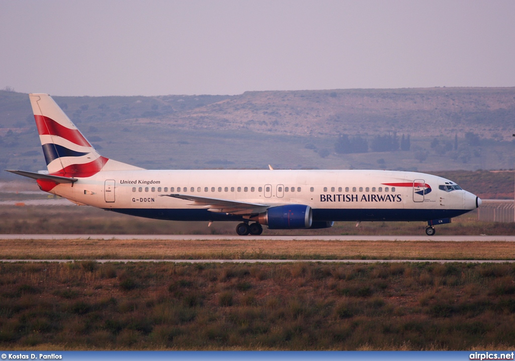 G-DOCN, Boeing 737-400, British Airways