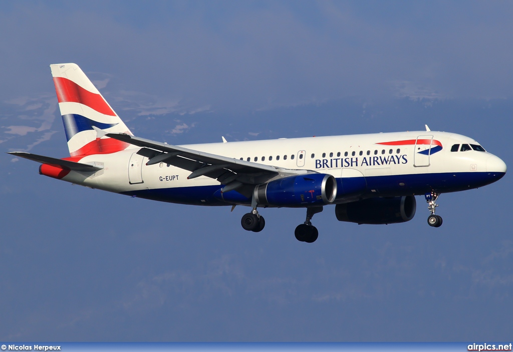 G-EUPT, Airbus A319-100, British Airways
