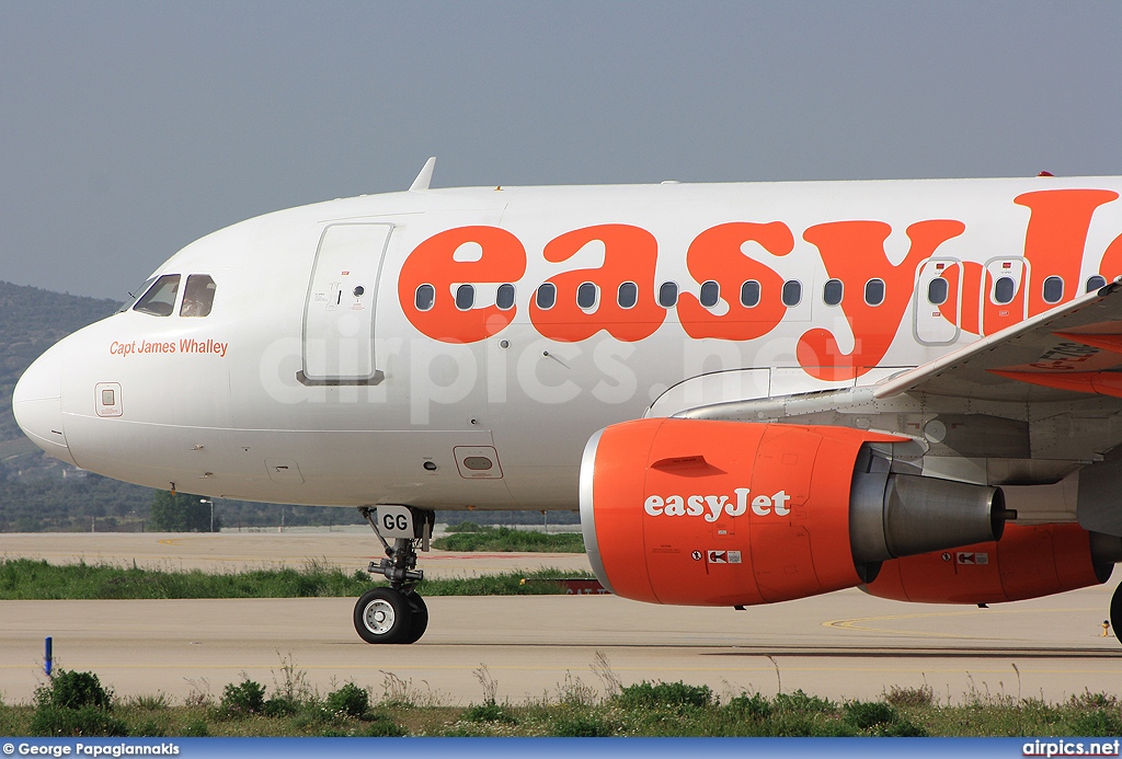 G-EZGG, Airbus A319-100, easyJet