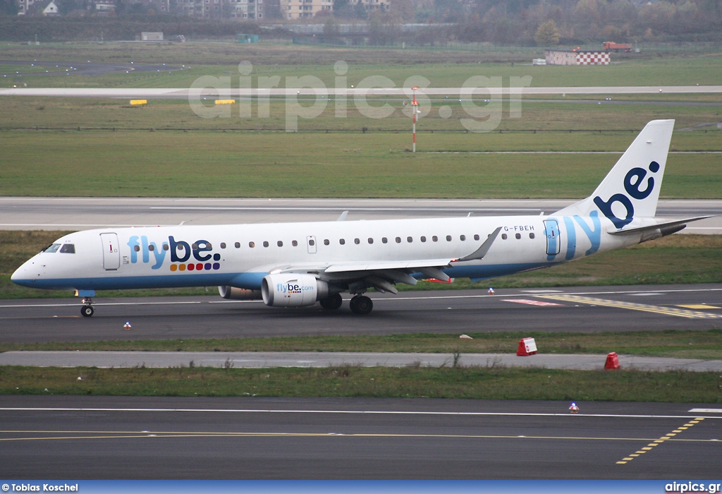 G-FBEH, Embraer ERJ 190-200LR (Embraer 195), flybe.British European