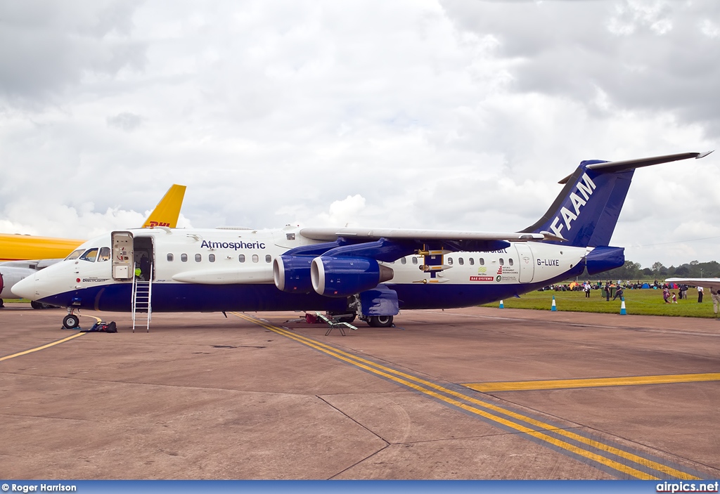 G-LUXE, British Aerospace BAe 146-300, FAAM (BAe Systems)