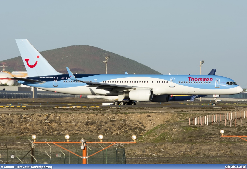 G-OOBN, Boeing 757-200, Thomson Airways