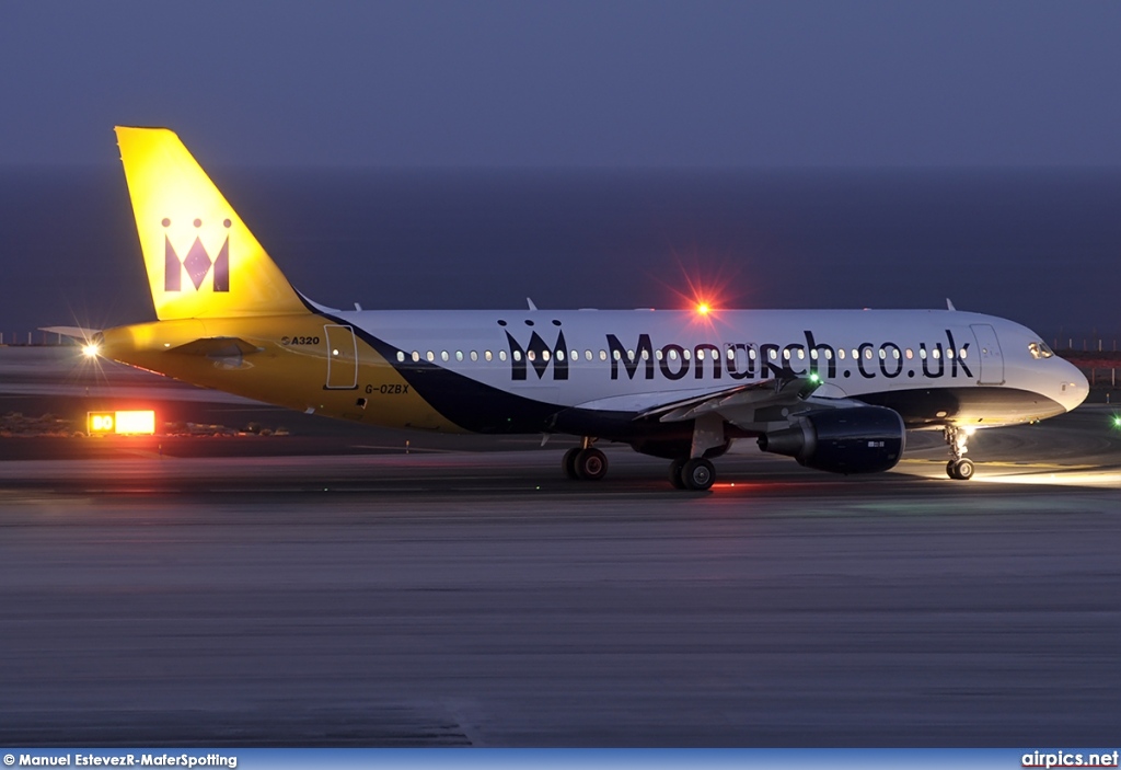 G-OZBX, Airbus A320-200, Monarch Airlines