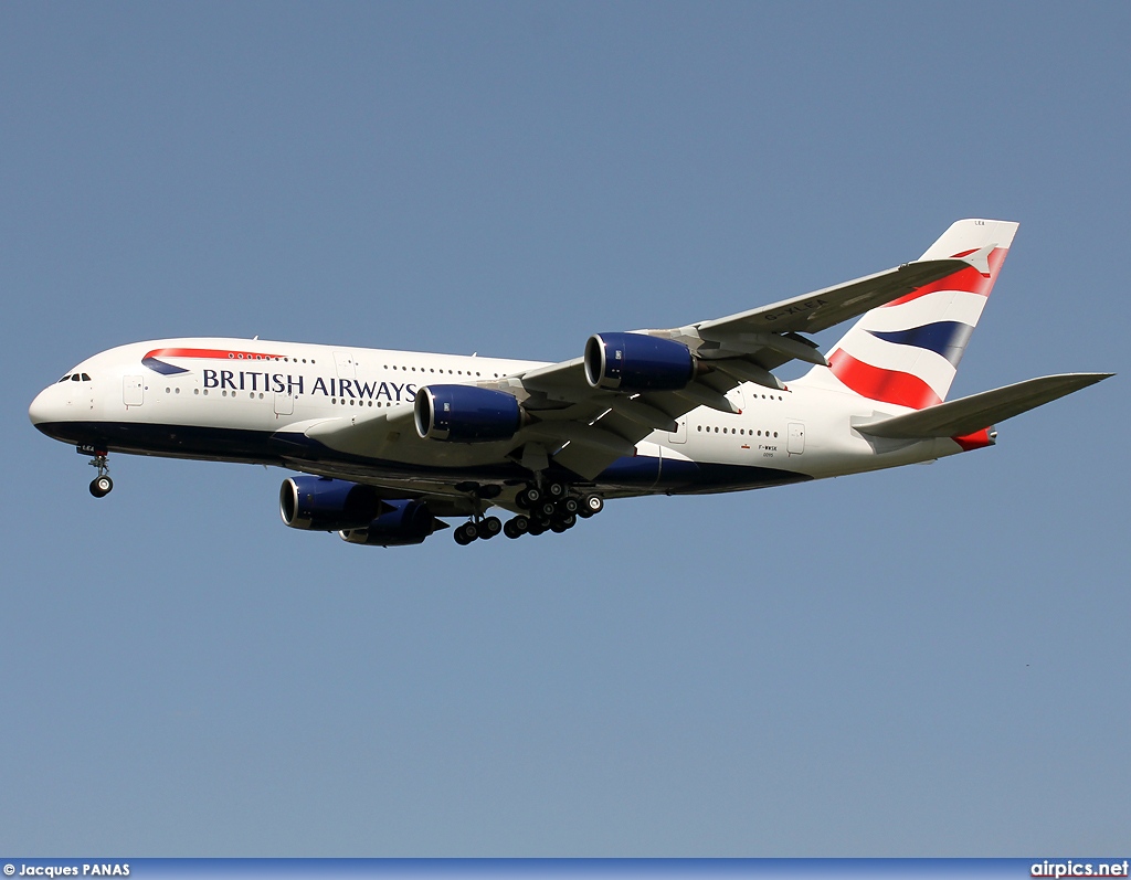 G-XLEA, Airbus A380-800, British Airways
