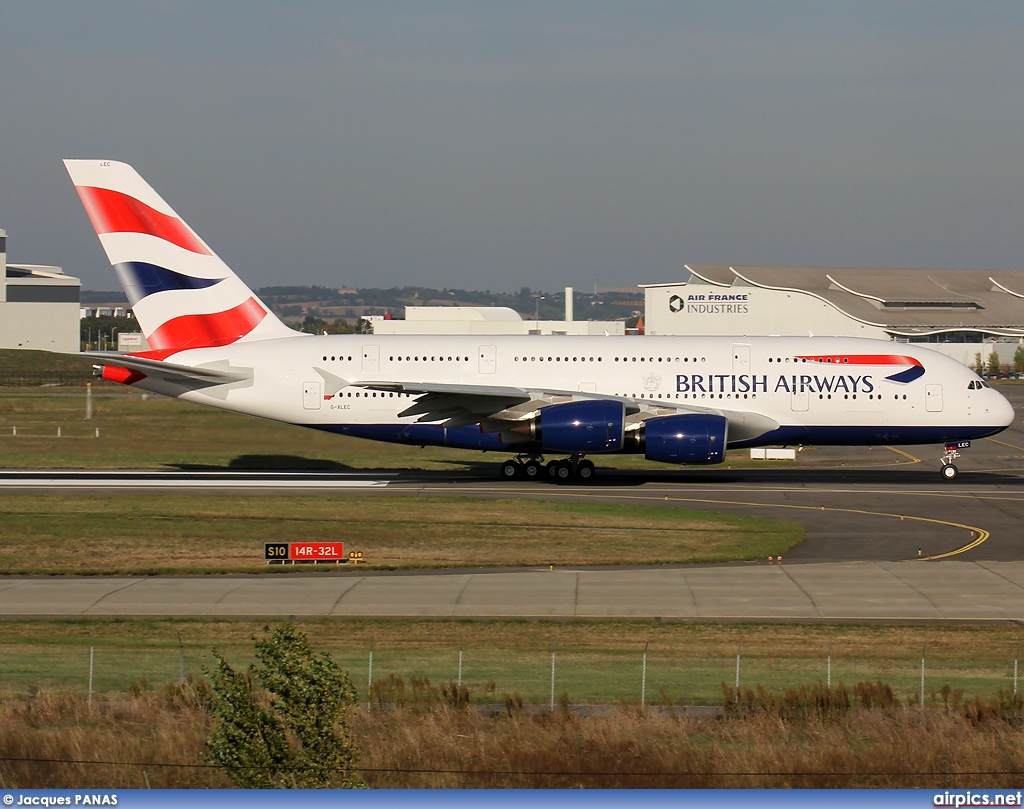 G-XLEC, Airbus A380-800, British Airways