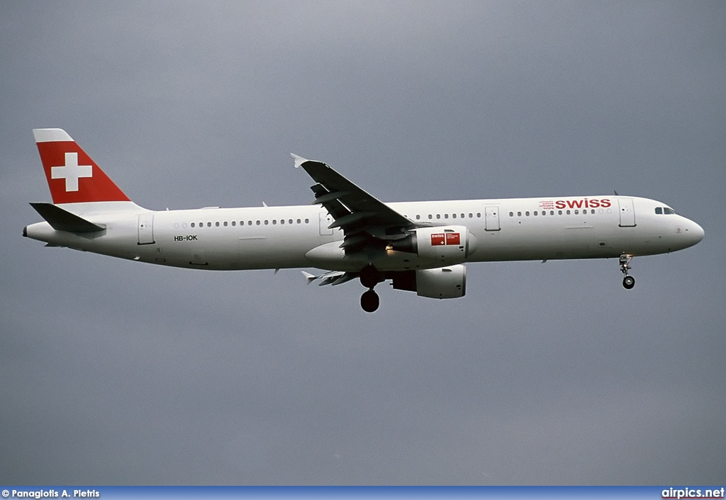 HB-IOK, Airbus A321-100, Swiss International Air Lines