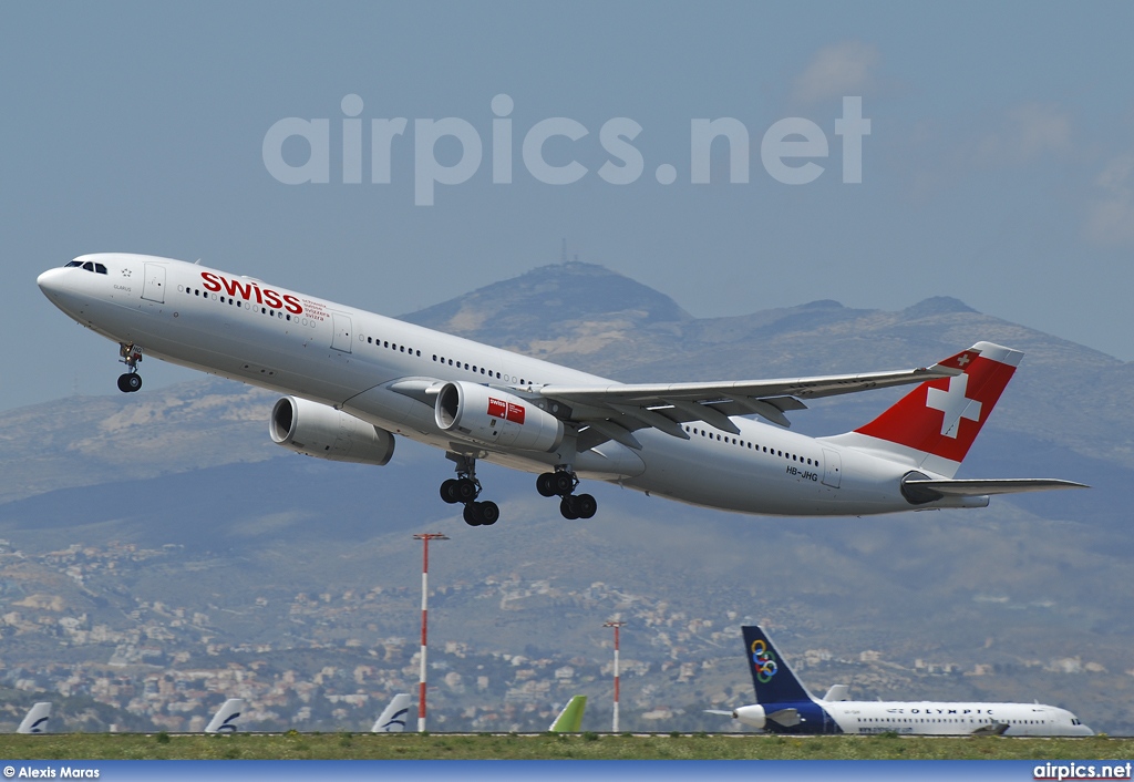 HB-JHG, Airbus A330-300, Swiss International Air Lines