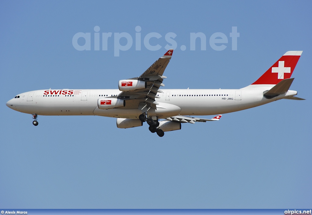 HB-JMG, Airbus A340-300, Swiss International Air Lines