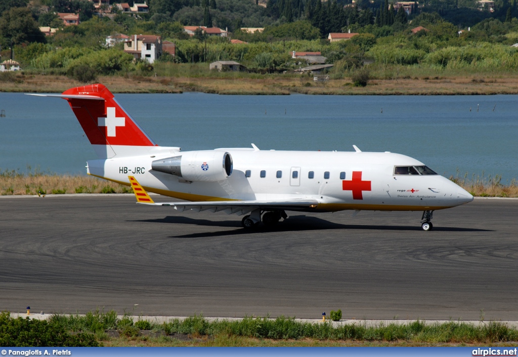 HB-JRC, Bombardier Challenger 600-CL-604, REGA - Swiss Air Ambulance
