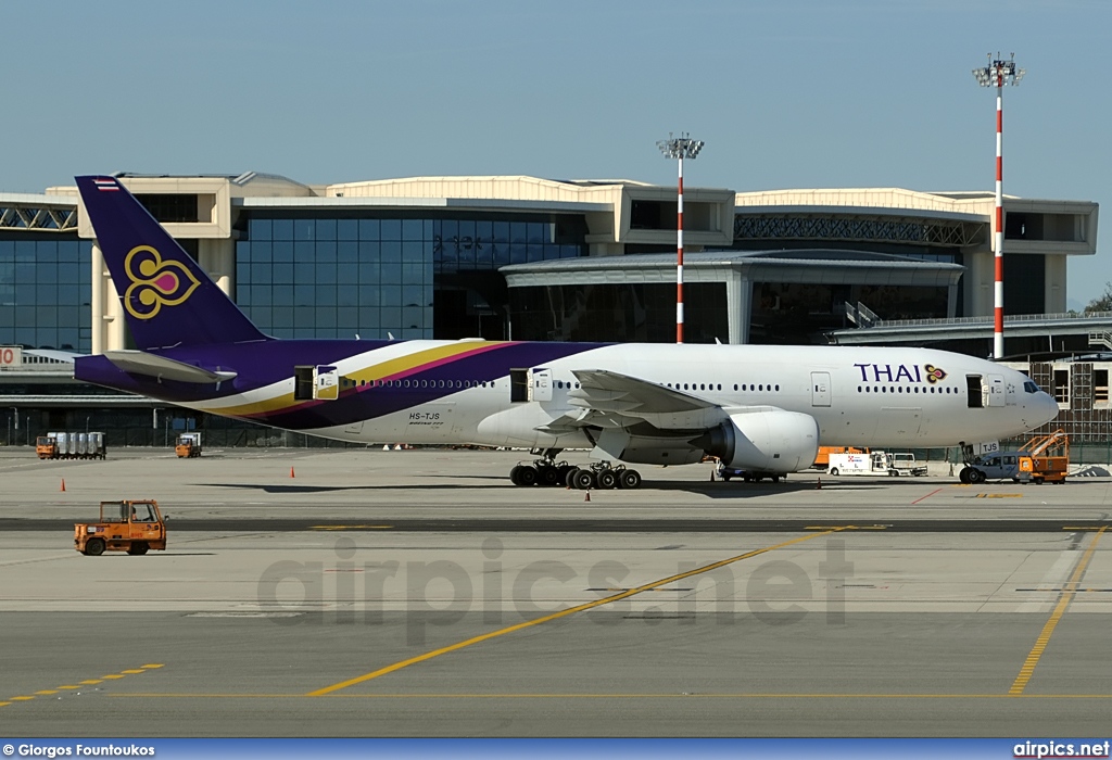 HS-TJS, Boeing 777-200ER, Thai Airways