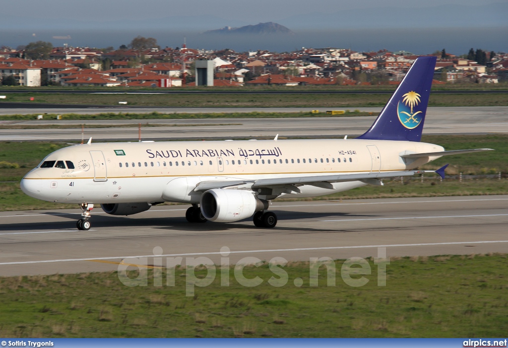 HZ-AS41, Airbus A320-200, Saudi Arabian Airlines