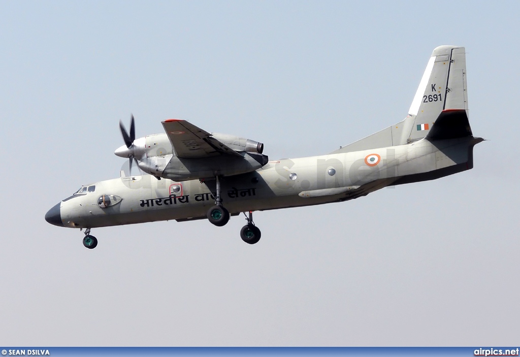 K2691, Antonov An-32B, Indian Air Force