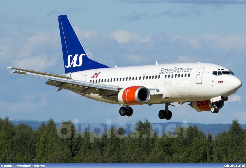 LN-BRH, Boeing 737-500, Scandinavian Airlines System (SAS)