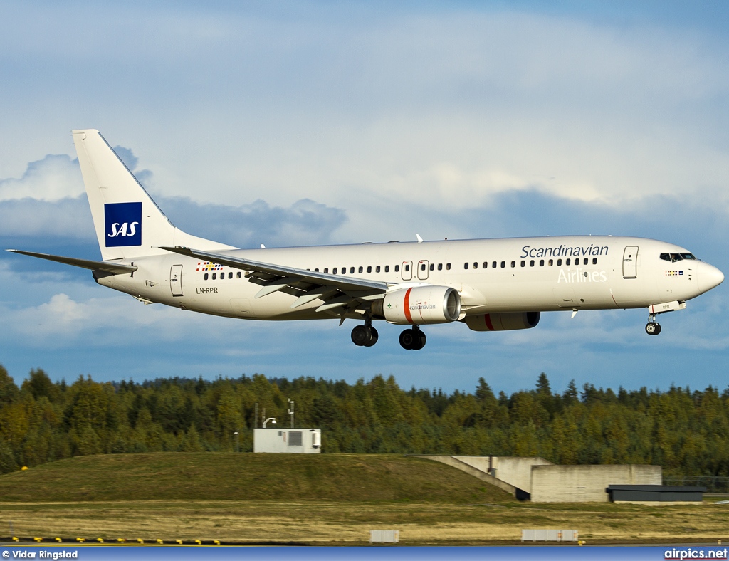 LN-RPR, Boeing 737-800, Scandinavian Airlines System (SAS)
