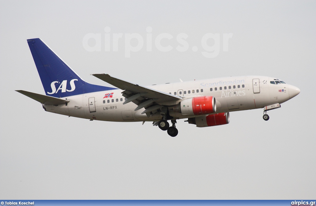 LN-RPX, Boeing 737-600, Scandinavian Airlines System (SAS)