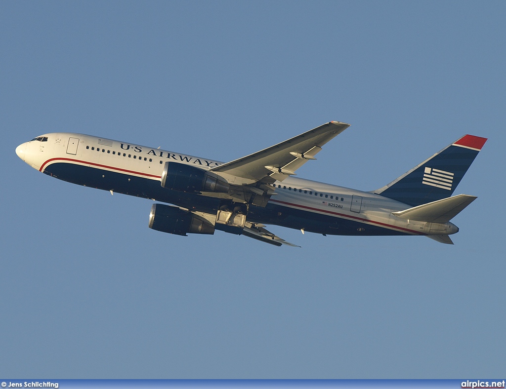 N252AU, Boeing 767-200ER, US Airways