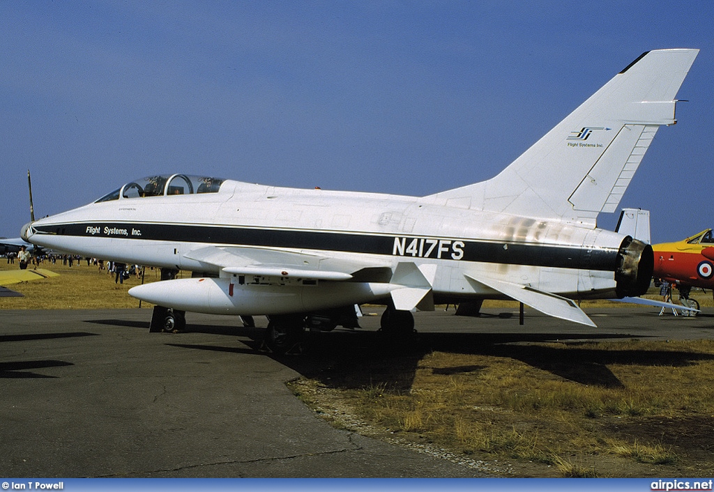 N417FS, North American TF-100F Super Sabre, Flight Systems Inc