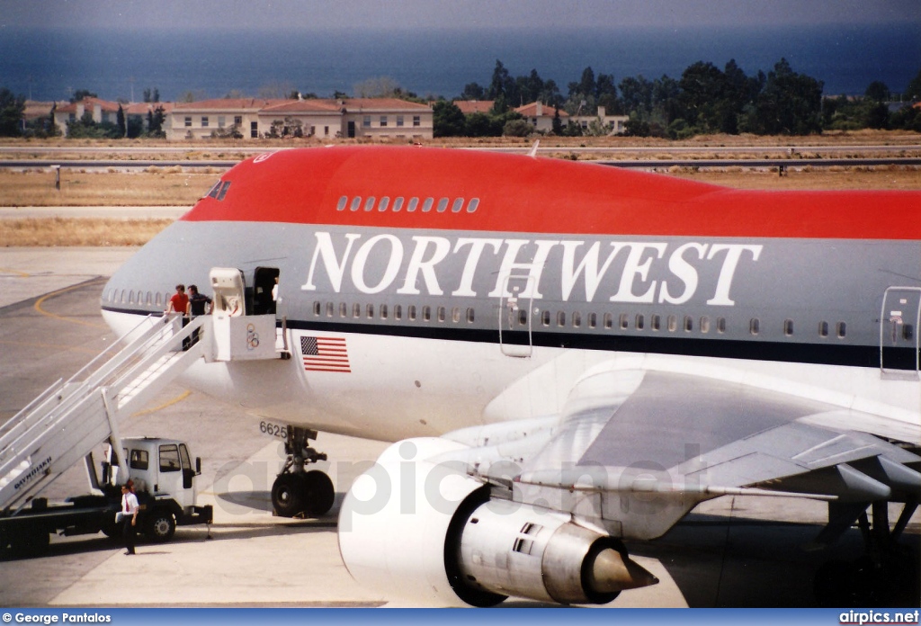 N625US, Boeing 747-200B, Northwest Airlines
