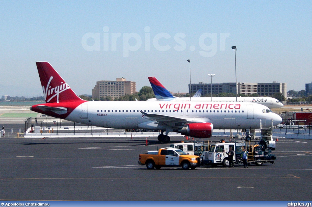 N626VA, Airbus A320-200, Virgin America