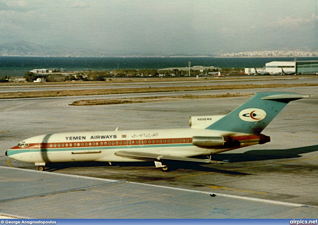 N696WA, Boeing 727-100C, Yemen Airways
