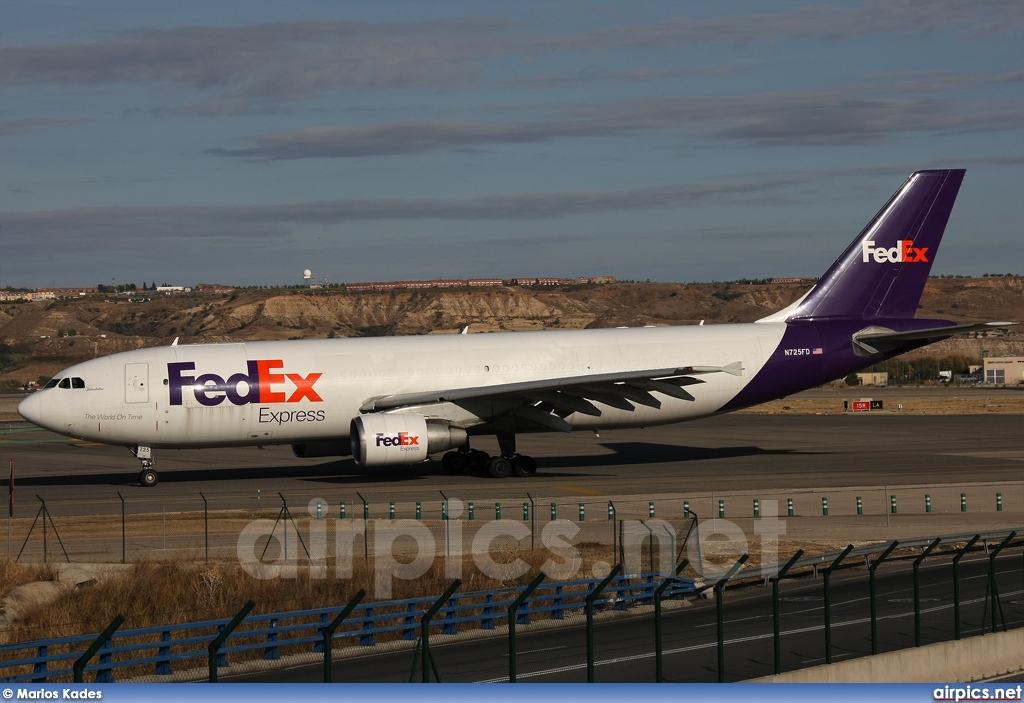 N725FD, Airbus A300B4-600R, Federal Express (FedEx)