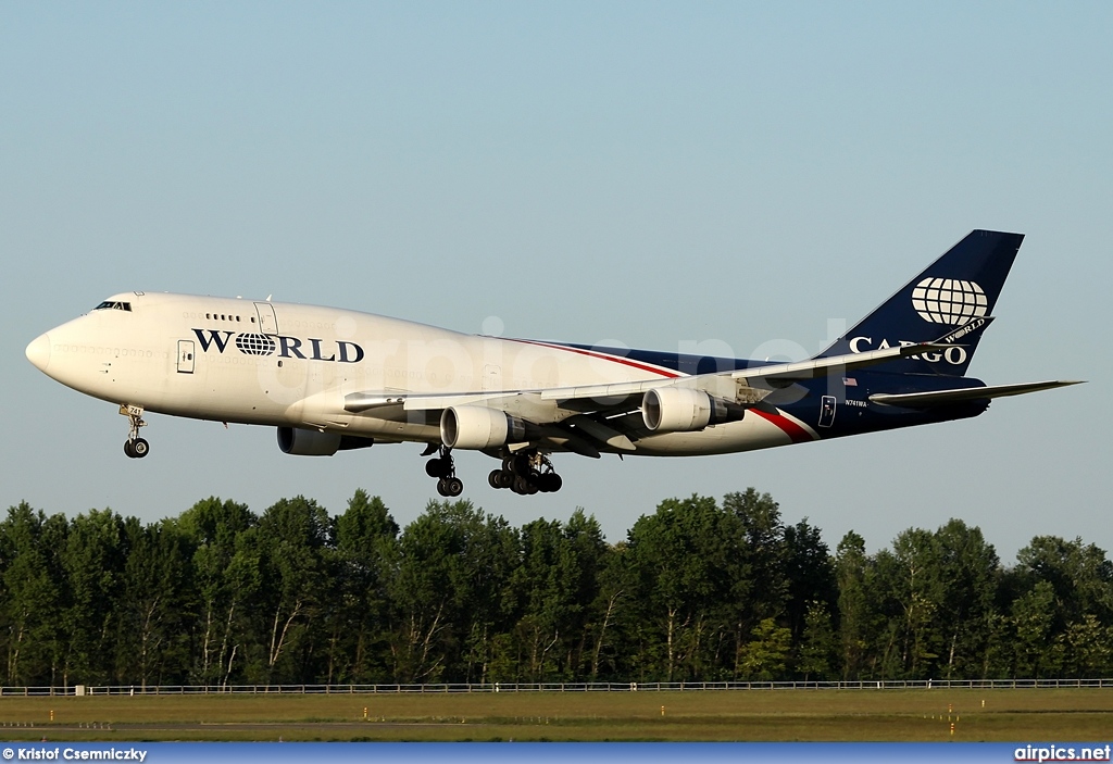 N741WA, Boeing 747-400SF, World Airways Cargo