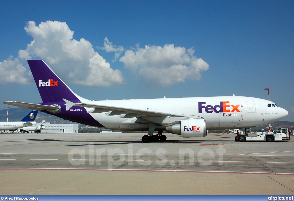 N801FD, Airbus A310-300F, Federal Express (FedEx)