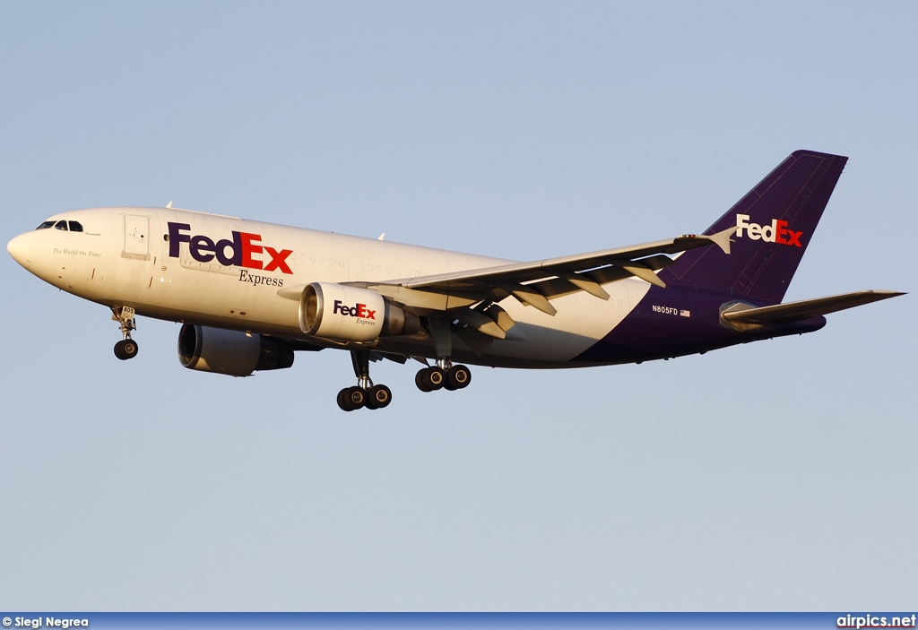 N805FD, Airbus A310-300F, Federal Express (FedEx)