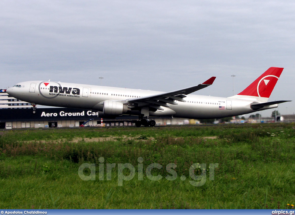 N807NW, Airbus A330-300, Northwest Airlines