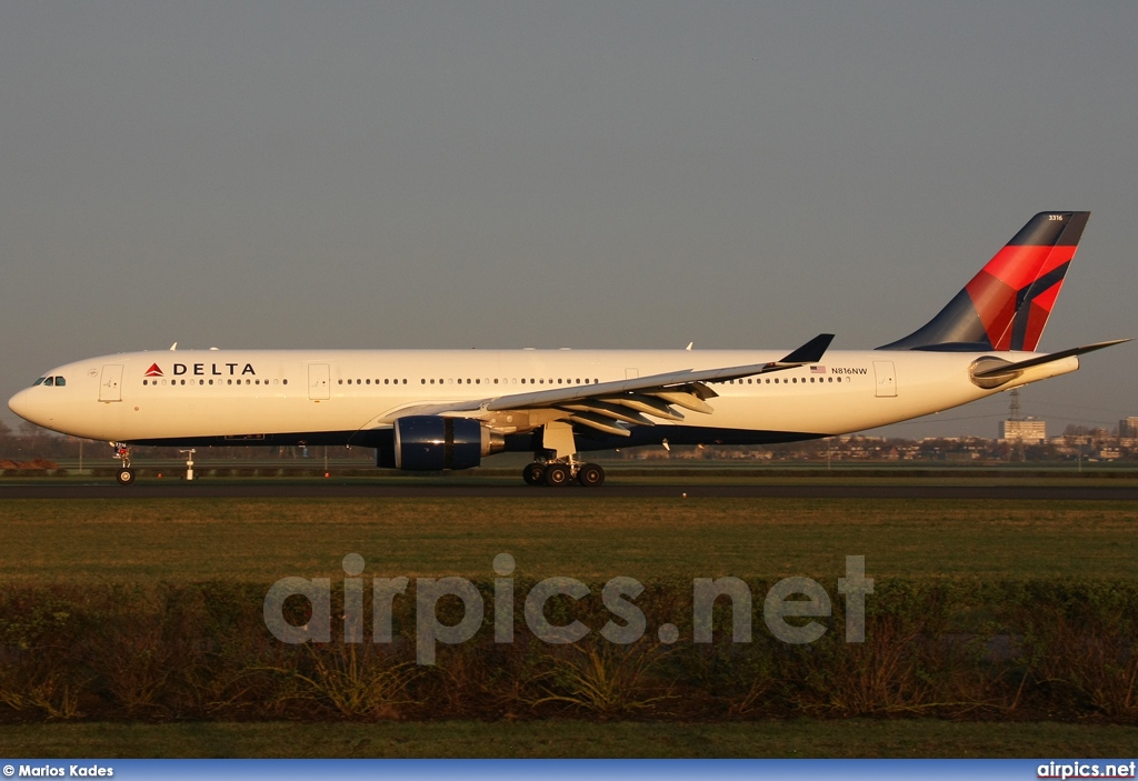 N816NW, Airbus A330-300, Delta Air Lines