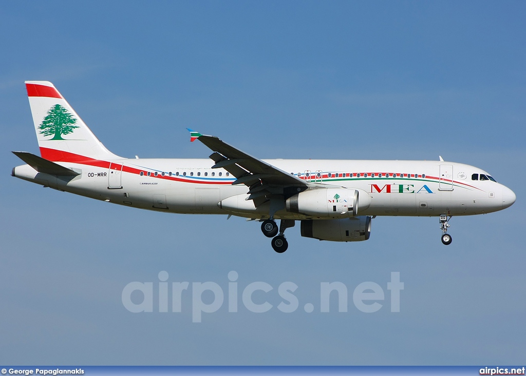 OD-MRR, Airbus A320-200, Middle East Airlines (MEA)