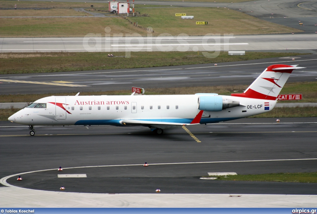 OE-LCF, Bombardier CRJ-200LR, Austrian Arrows (Tyrolean Airways)