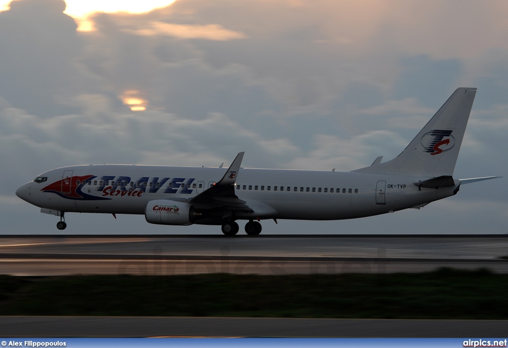 OK-TVP, Boeing 737-800, Travel Service (Czech Republic)