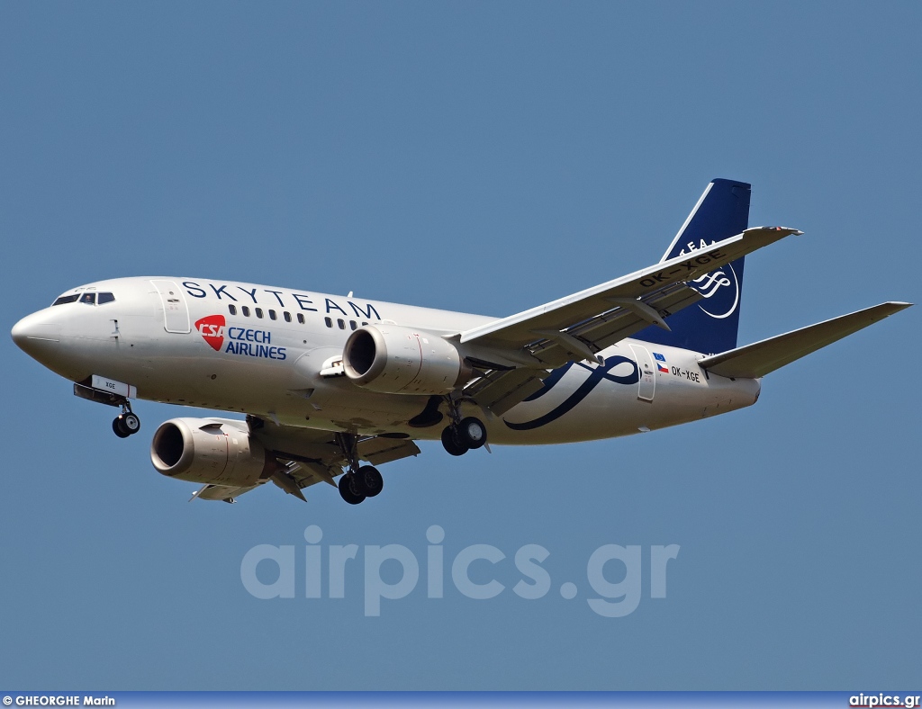 OK-XGE, Boeing 737-500, CSA Czech Airlines