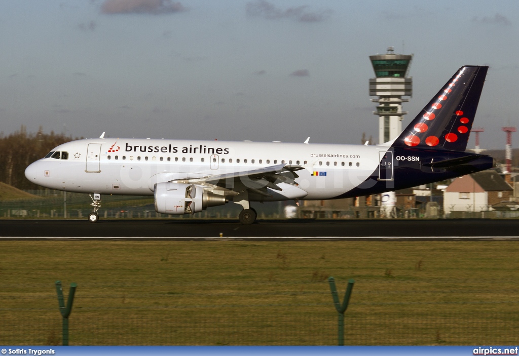 OO-SSN, Airbus A319-100, Brussels Airlines
