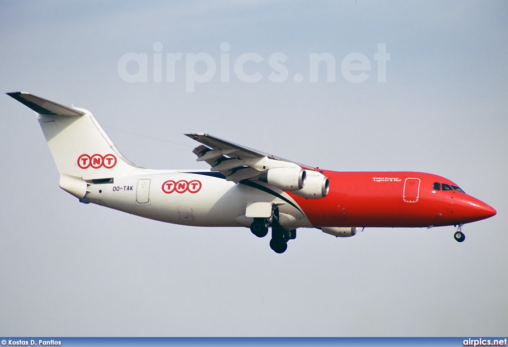 OO-TAK, British Aerospace BAe 146-300, TNT Airways