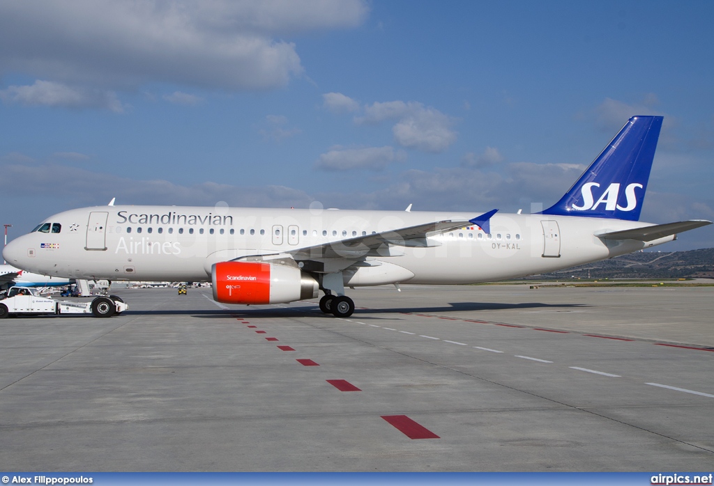 OY-KAL, Airbus A320-200, Scandinavian Airlines System (SAS)