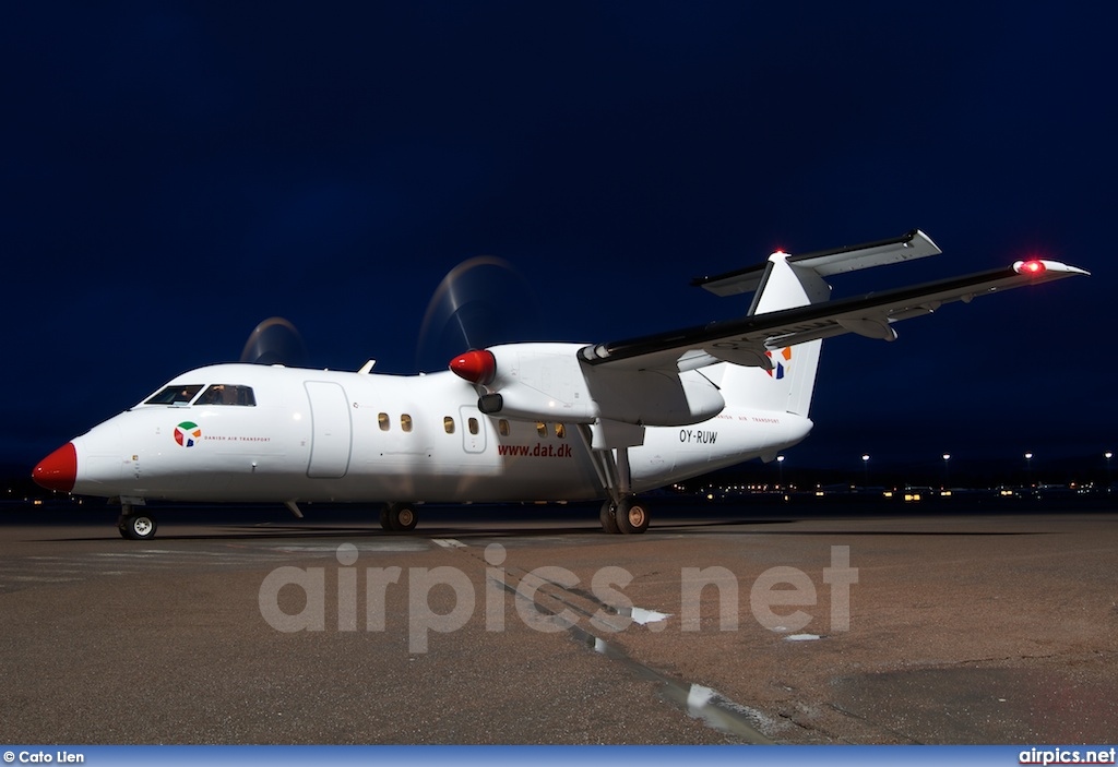 OY-RUW, De Havilland Canada DHC-8-100 Dash 8, Danish Air Transport