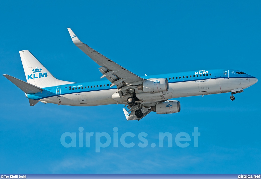 PH-BXV, Boeing 737-800, KLM Royal Dutch Airlines