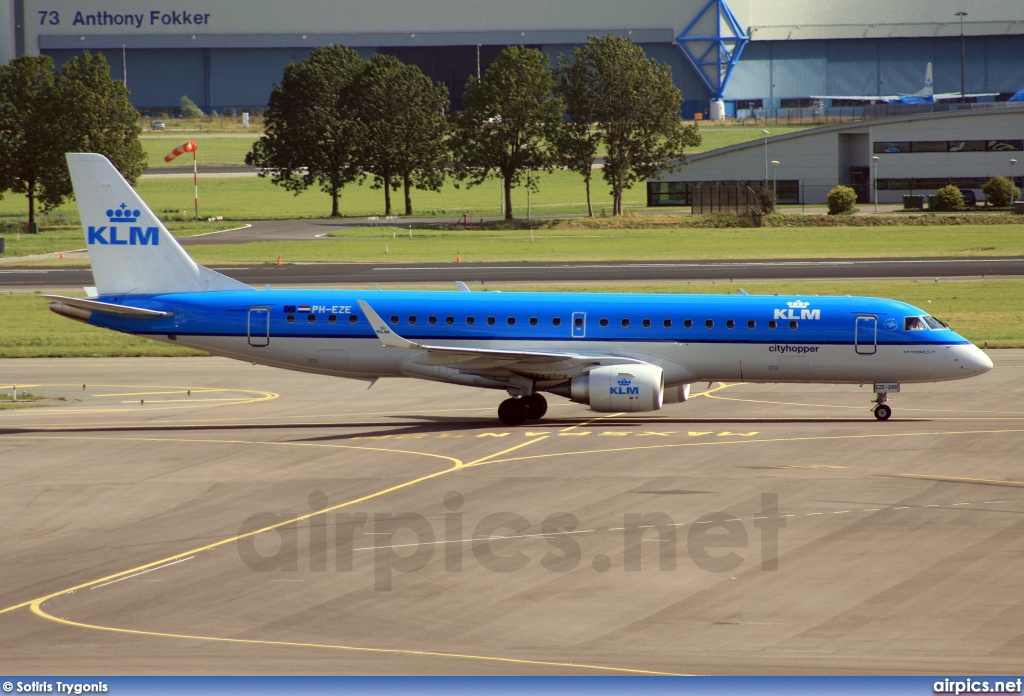 PH-EZE, Embraer ERJ 190-100STD (Embraer 190), KLM Cityhopper