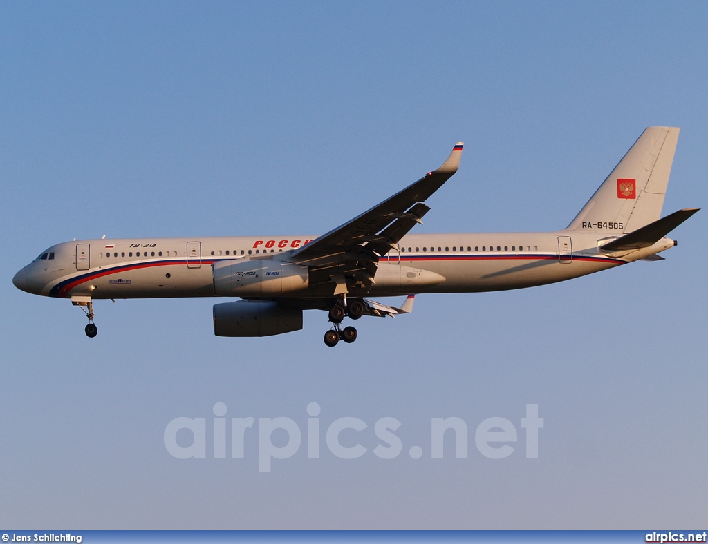 RA-64506, Tupolev Tu-214, Rossiya Airlines
