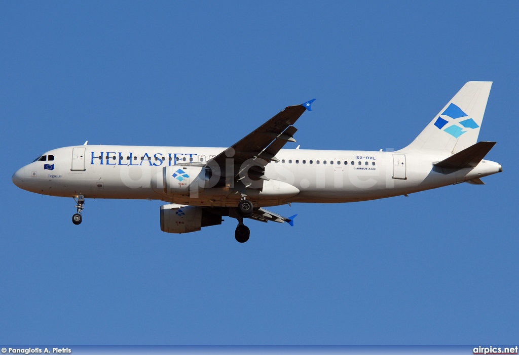 SX-BVL, Airbus A320-200, Hellas Jet