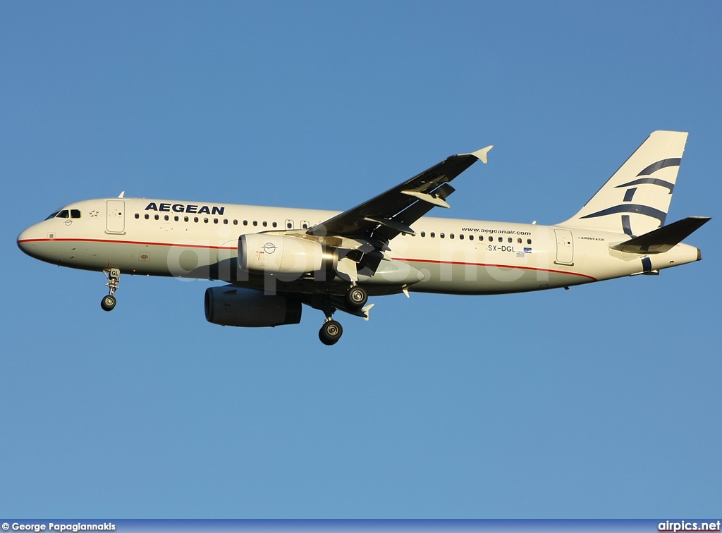 SX-DGL, Airbus A320-200, Aegean Airlines