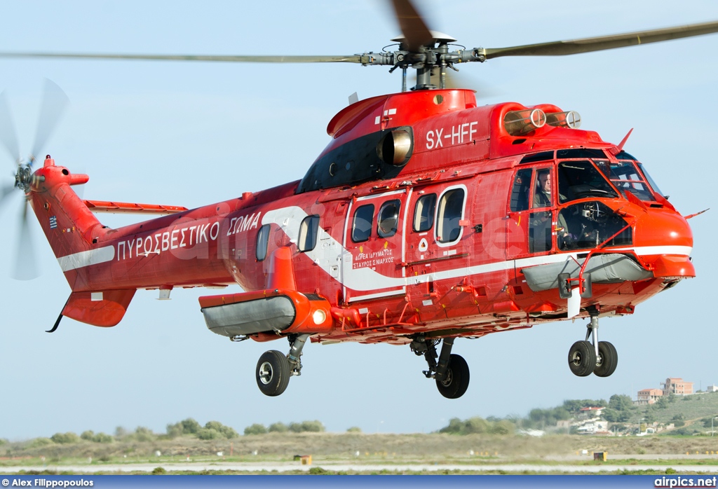 SX-HFF, Aerospatiale (Eurocopter) AS 332-L1 Super Puma, Hellenic Fire Department