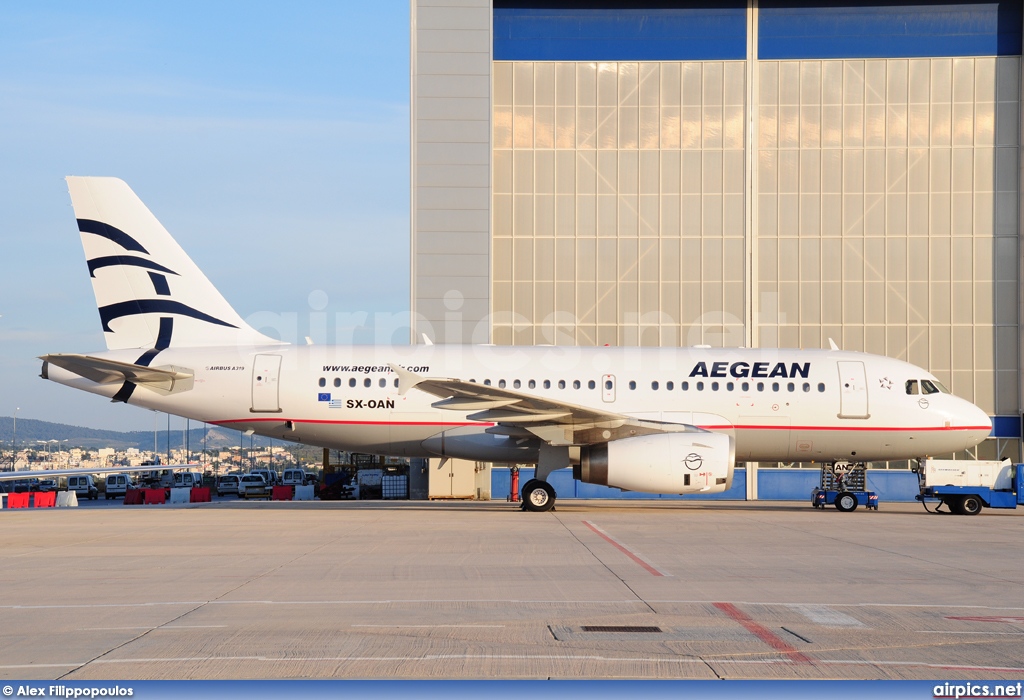 SX-OAN, Airbus A319-100LR, Aegean Airlines