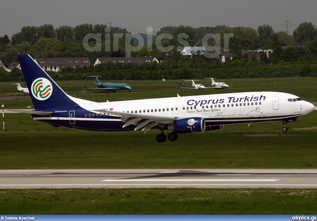 TC-CTA, Boeing 737-800, Cyprus Turkish Airlines